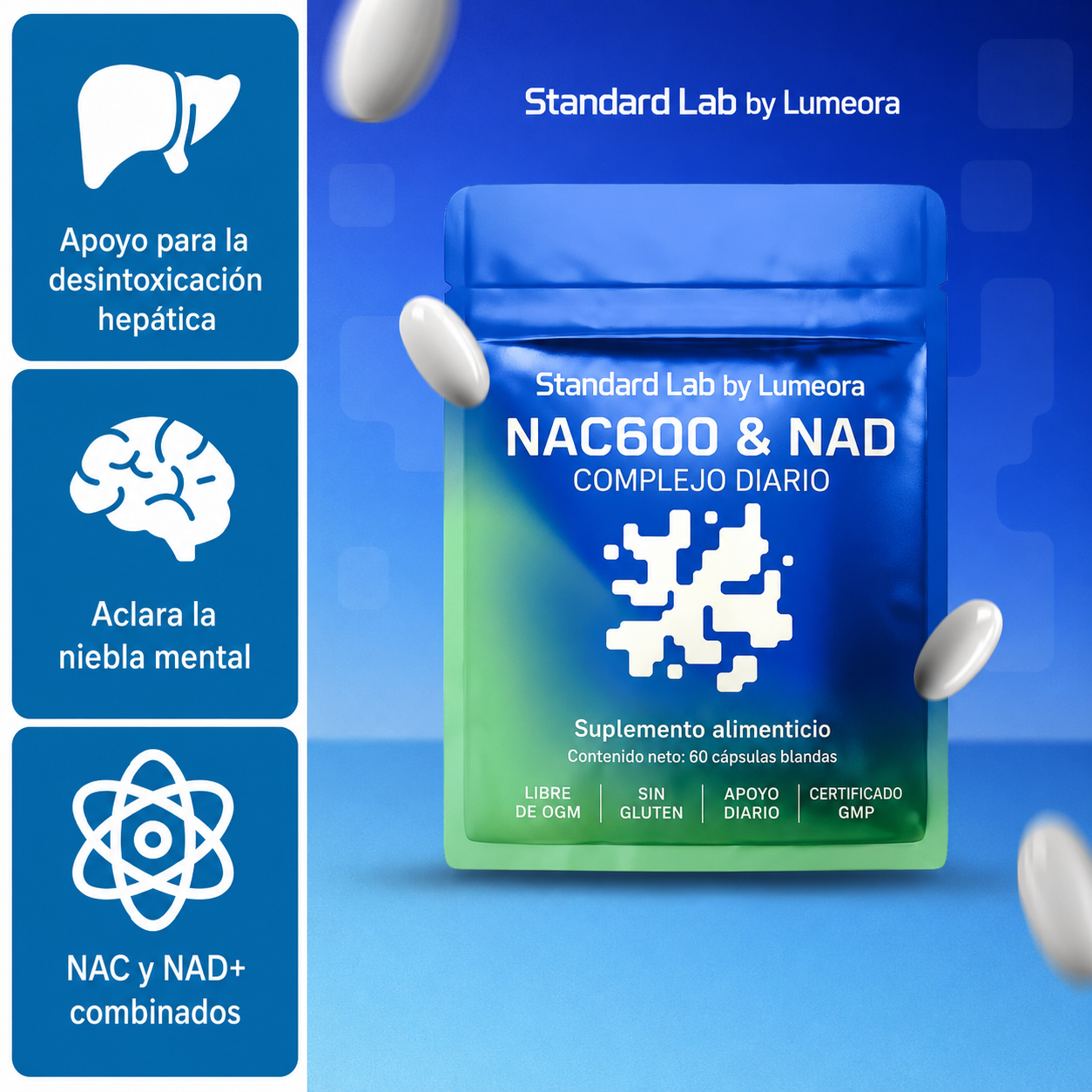 Complejo diario de NAC600 y NAD